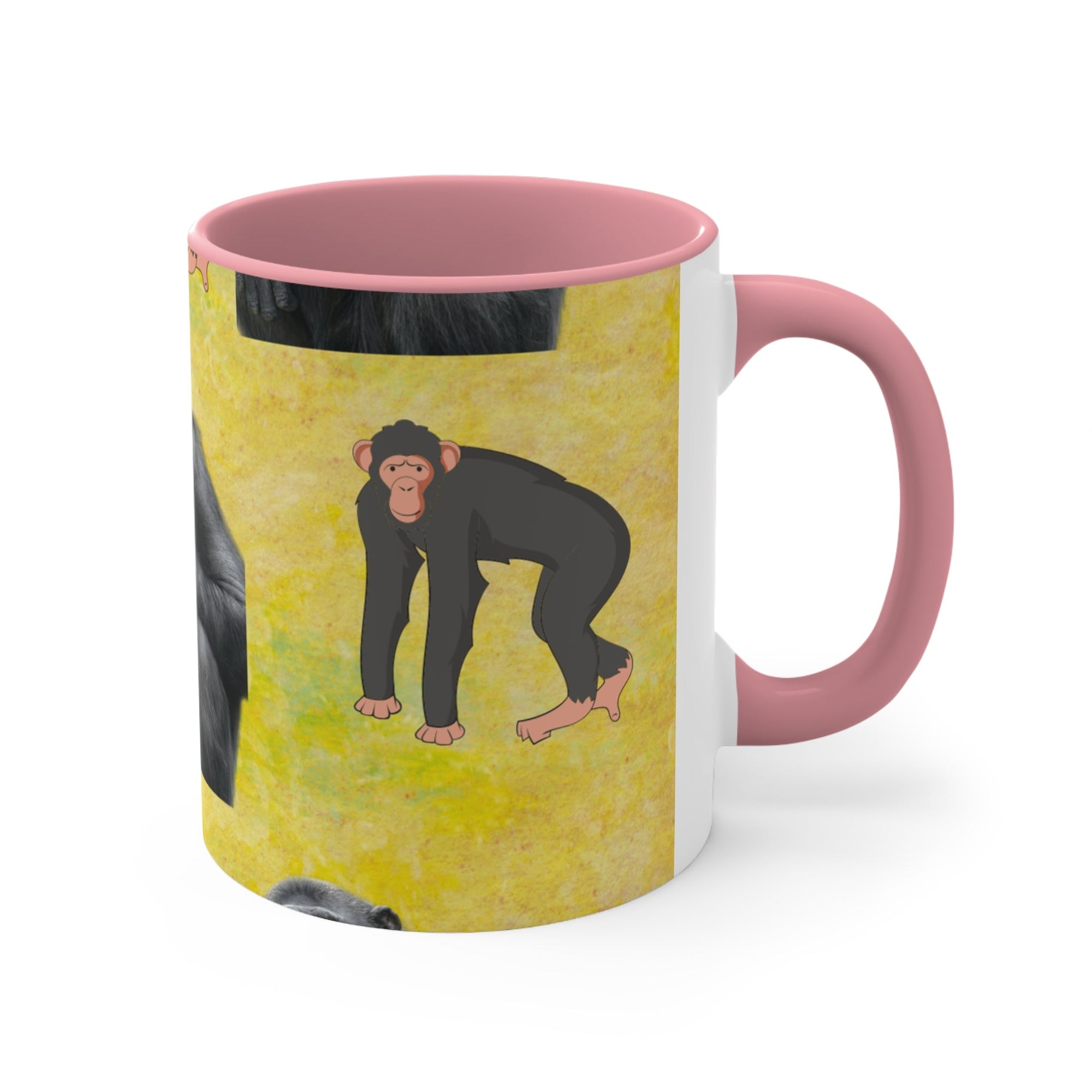 Accent Coffee Mug, 11oz - Iconic Chimpanzee - Primation