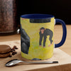 Accent Coffee Mug, 11oz - Iconic Chimpanzee - Primation
