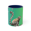 Accent Coffee Mug, 11oz - Iconic Indri Lemur - Primation