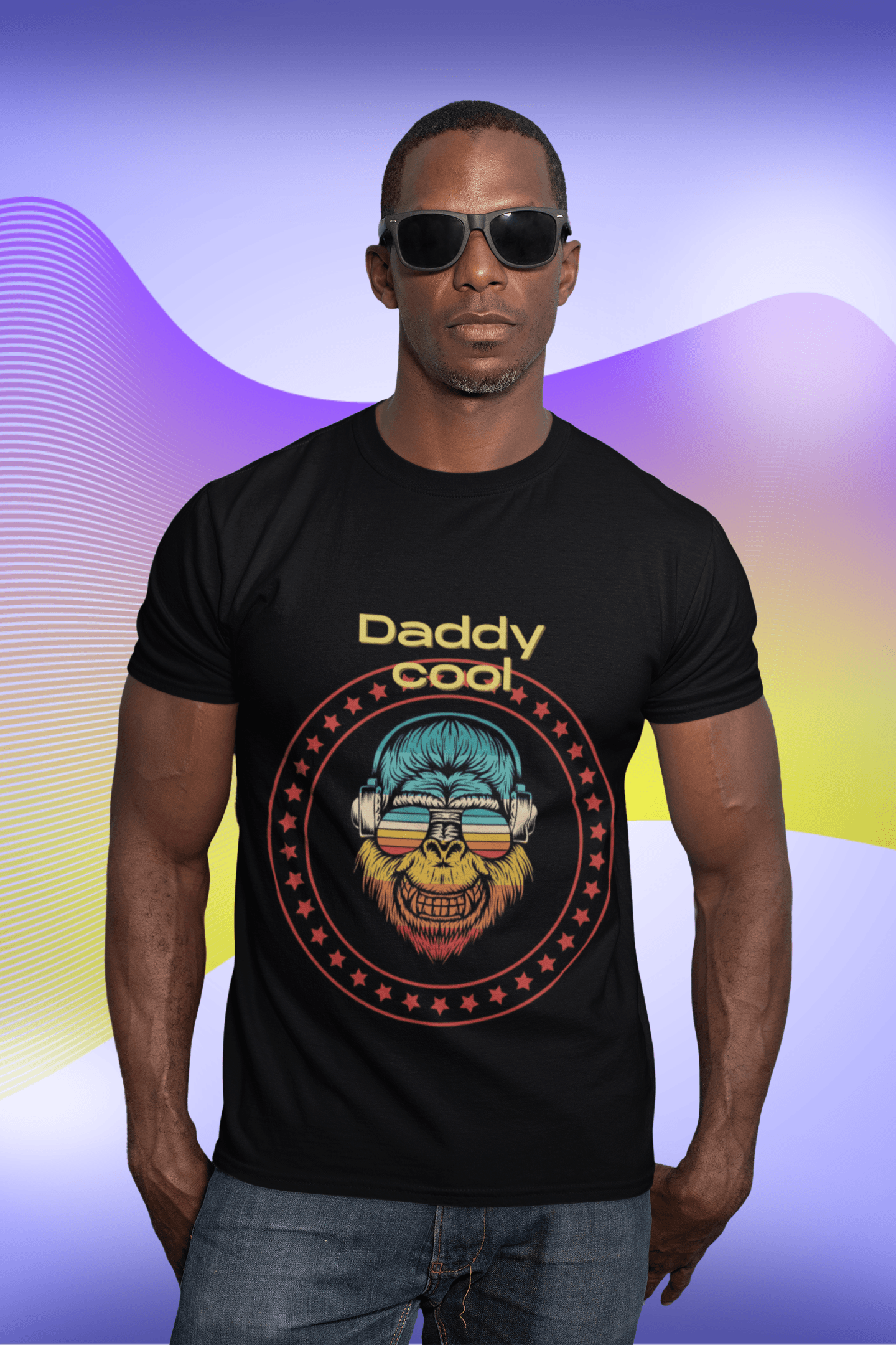 Daddy Cool Jersey Short Sleeve Tee (Iconic Gorilla) - Primation