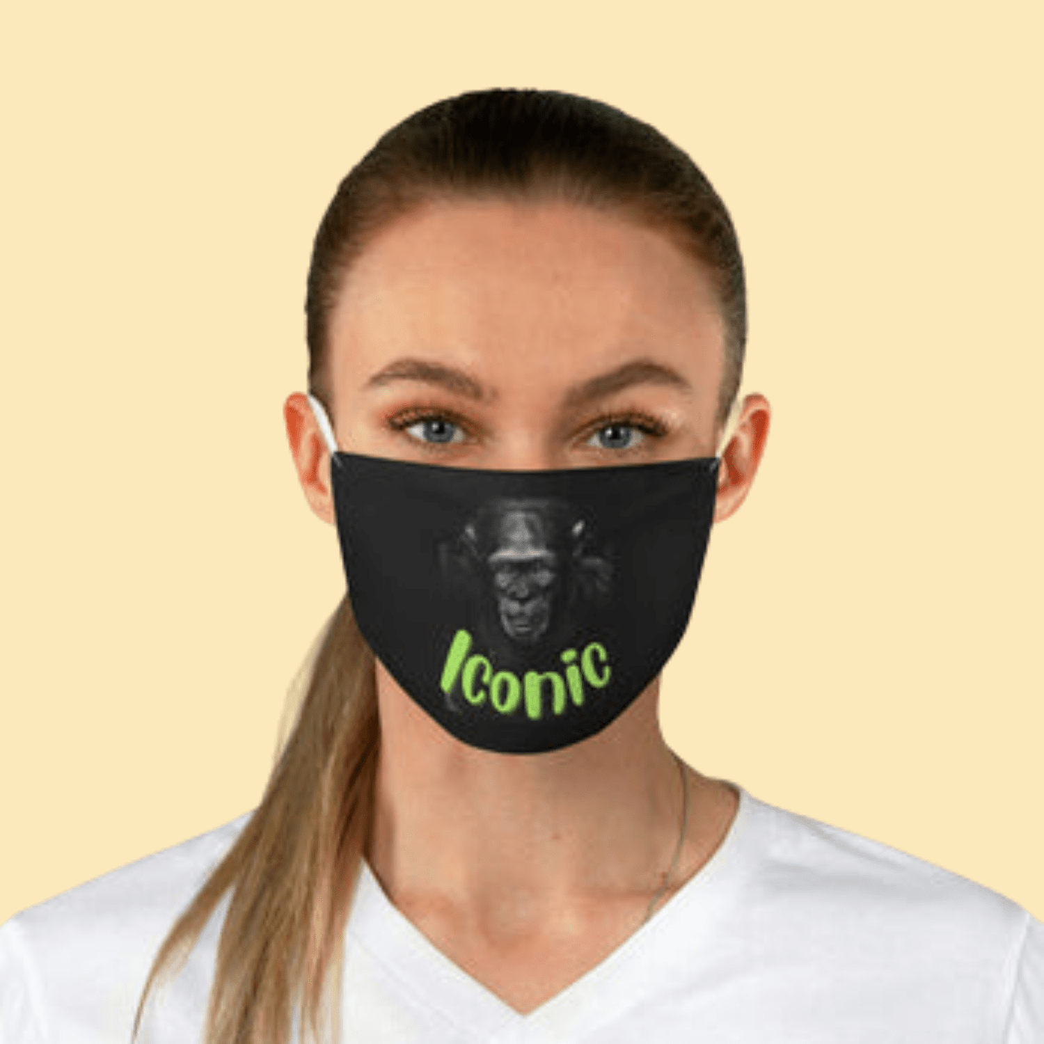 Fabric Face Mask Iconic Chimpanzee - Primation