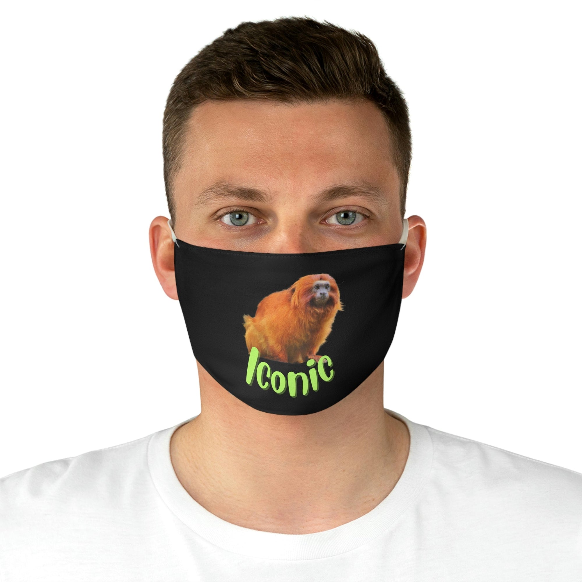 Fabric Face Mask Iconic Golden Lion Tamarin - Primation