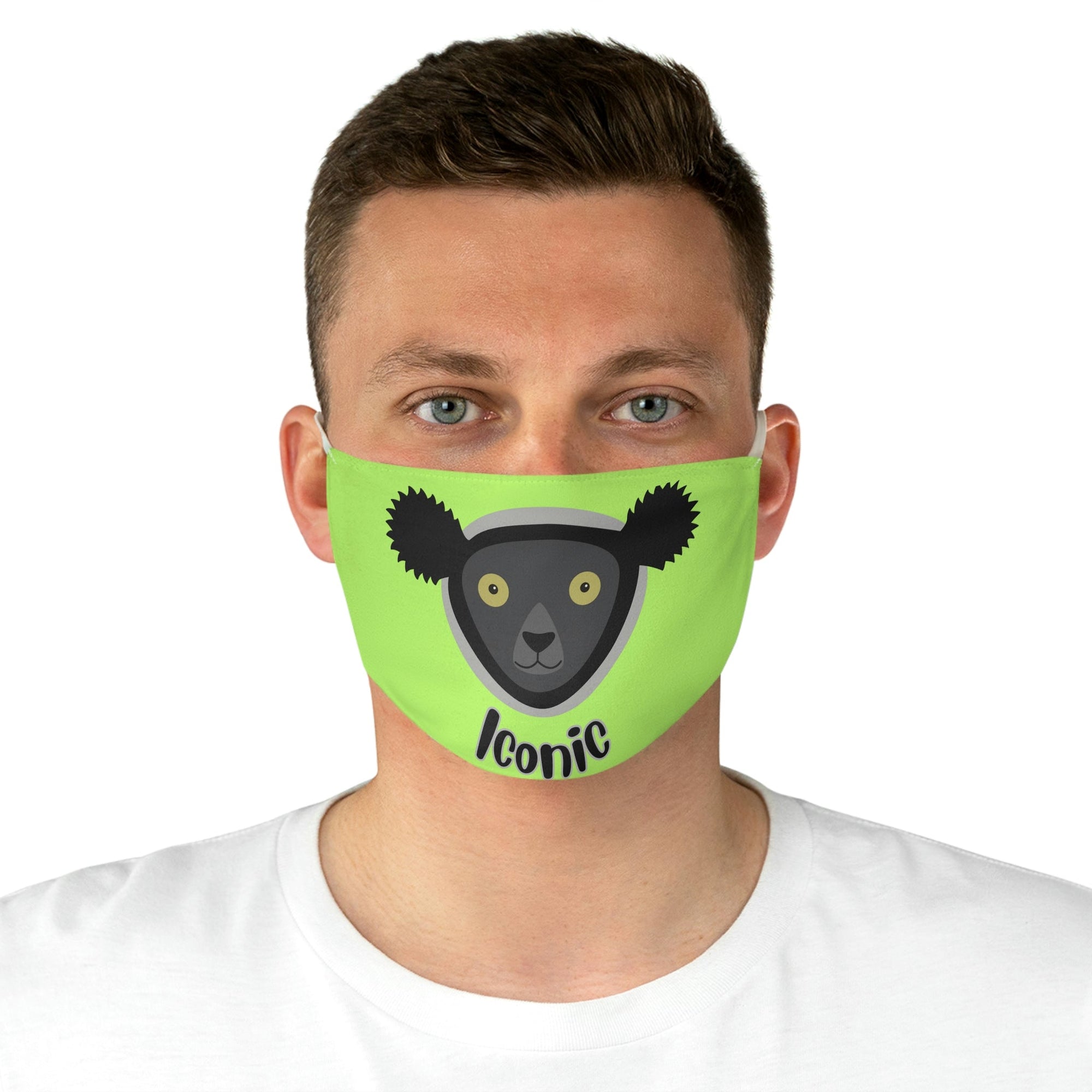Fabric Face Mask Iconic Indra Lemur - Primation