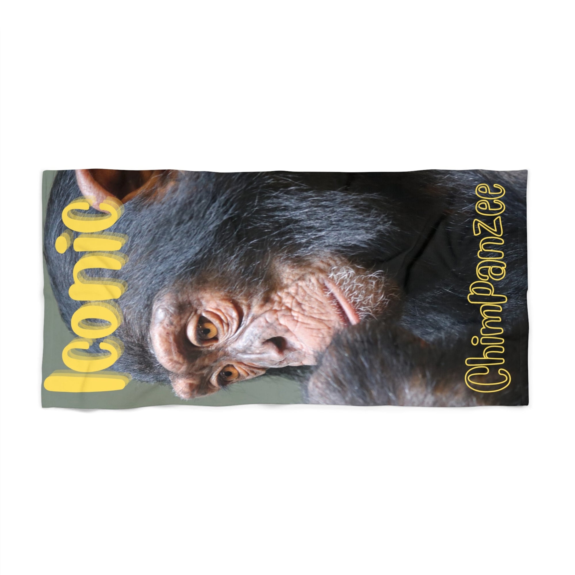Iconic Chimpanzee Beach Towel - Primation