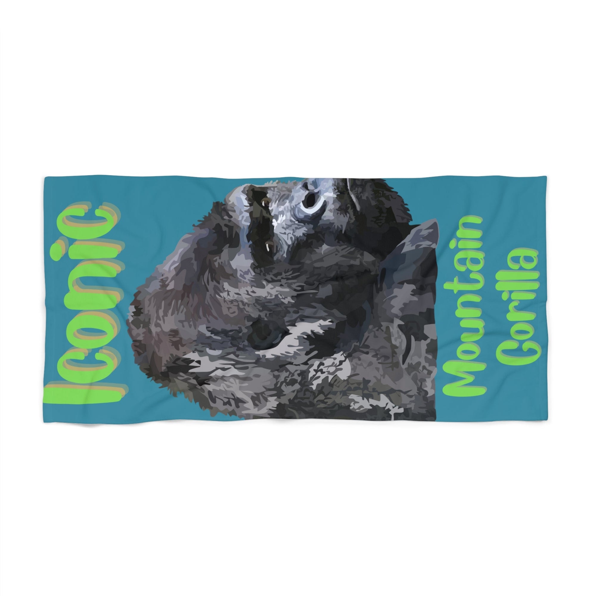 Iconic Mountain Gorilla Beach Towel - Primation